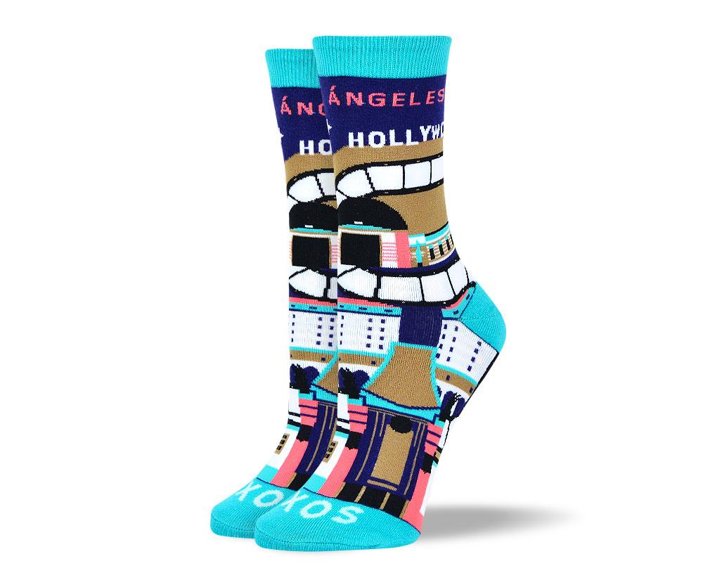 Women's Bold Los Angeles Dress Socks