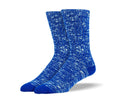 Mens Blue Casual Crew Socks