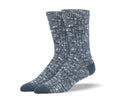 Mens Grey Casual Crew Socks