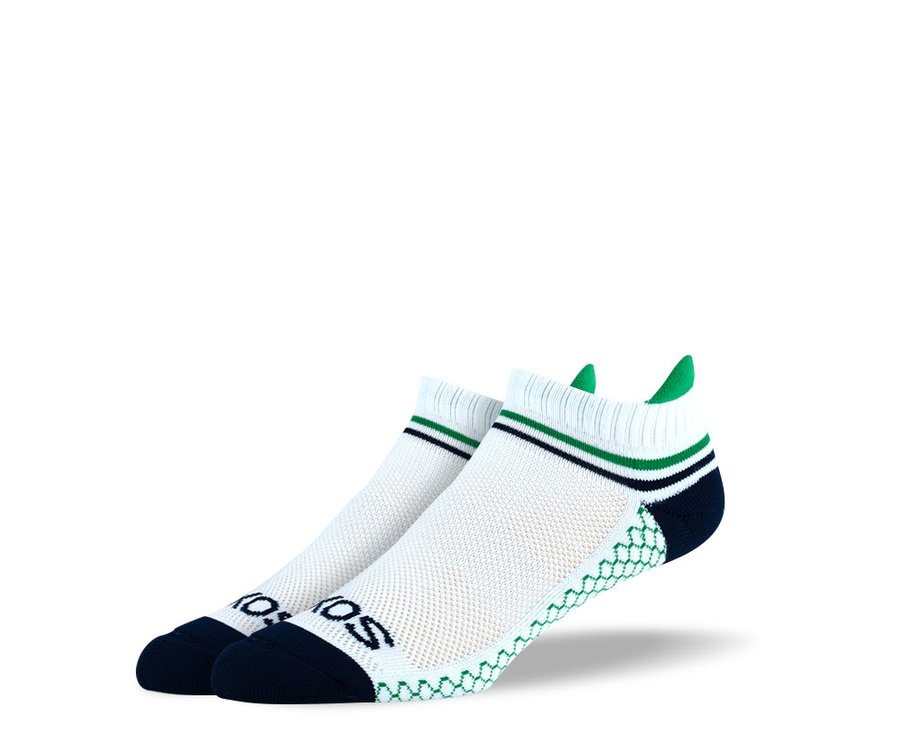 Women's White Athletic Ankle Socks Bundle