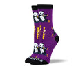 Women's Awesome Purple Panda Socks