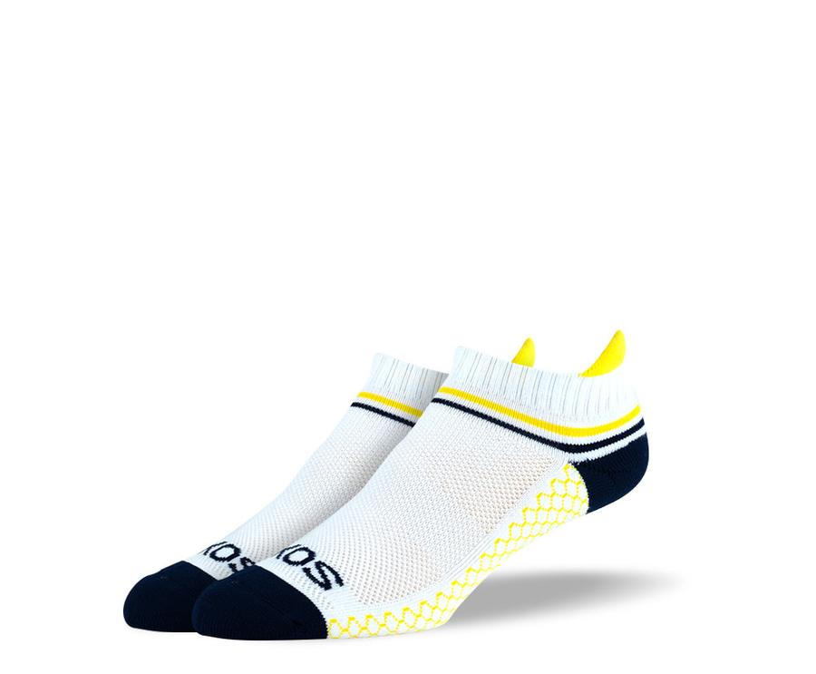 Women's White Athletic Ankle Socks Bundle