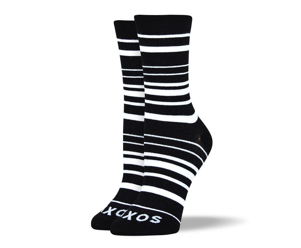 Women's Cool Black & White Sock Bundle - 4 Pair