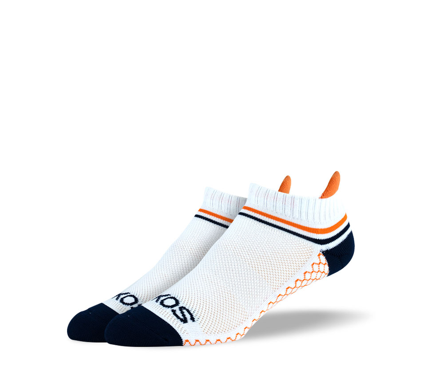 Women's White Athletic Ankle Socks Bundle