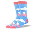 Men's Crazy Flying Pig Socks
