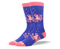 Men's Fun Blue Octopus Socks