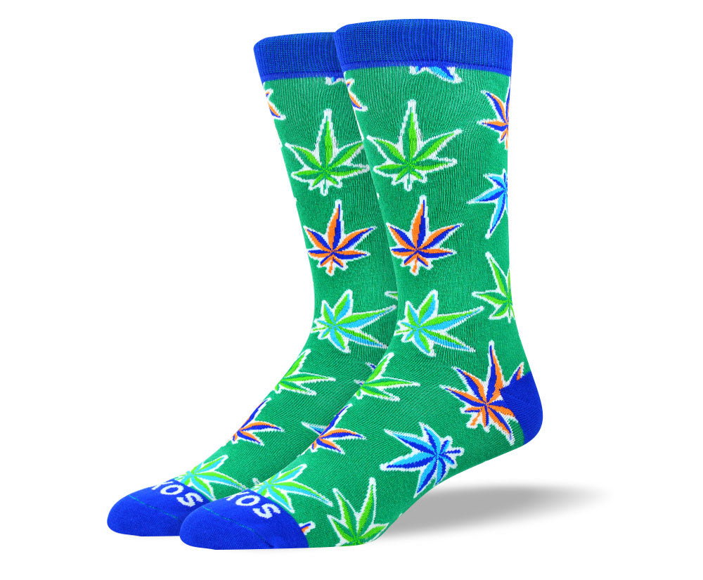 Men's Crazy Weed Sock Bundle - 5 Pair