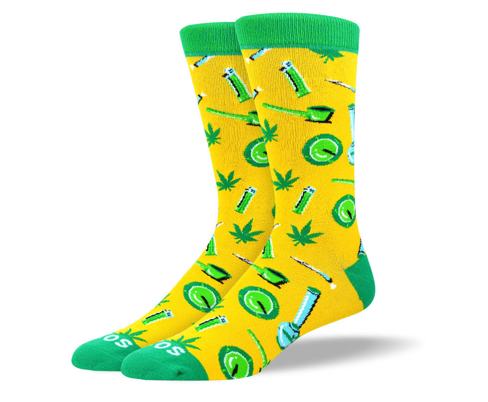 Men's Crazy Weed Sock Bundle - 6 Pair