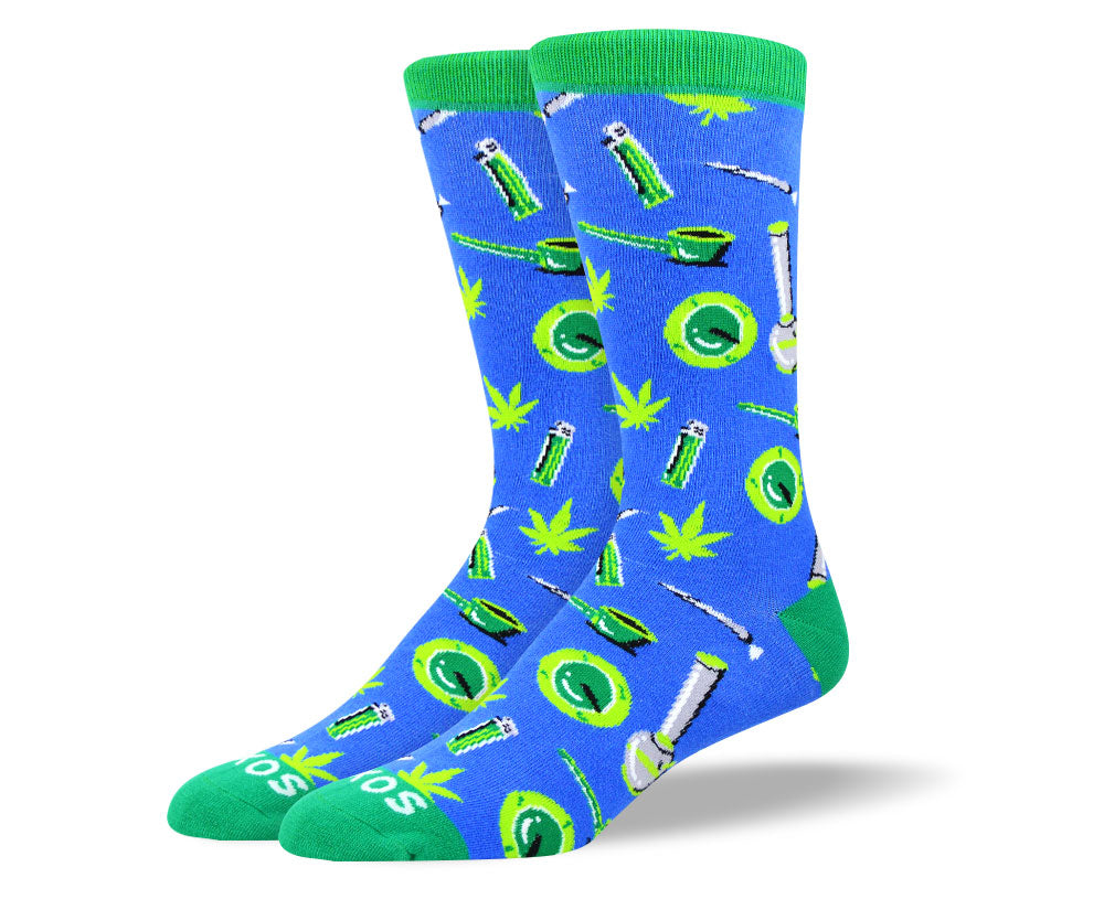 Men's Crazy Weed Sock Bundle - 6 Pair