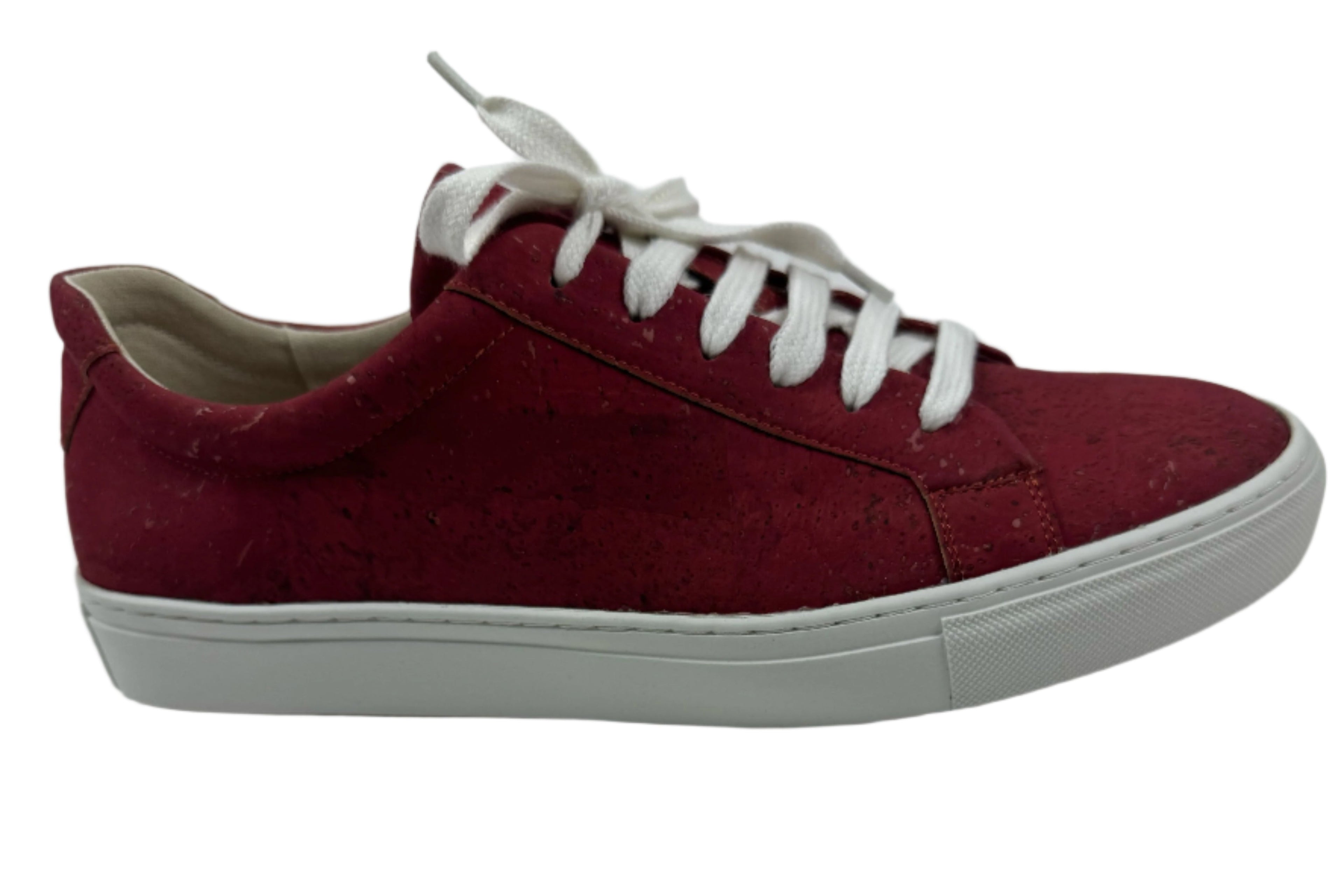Mens Red Cork Sneakers