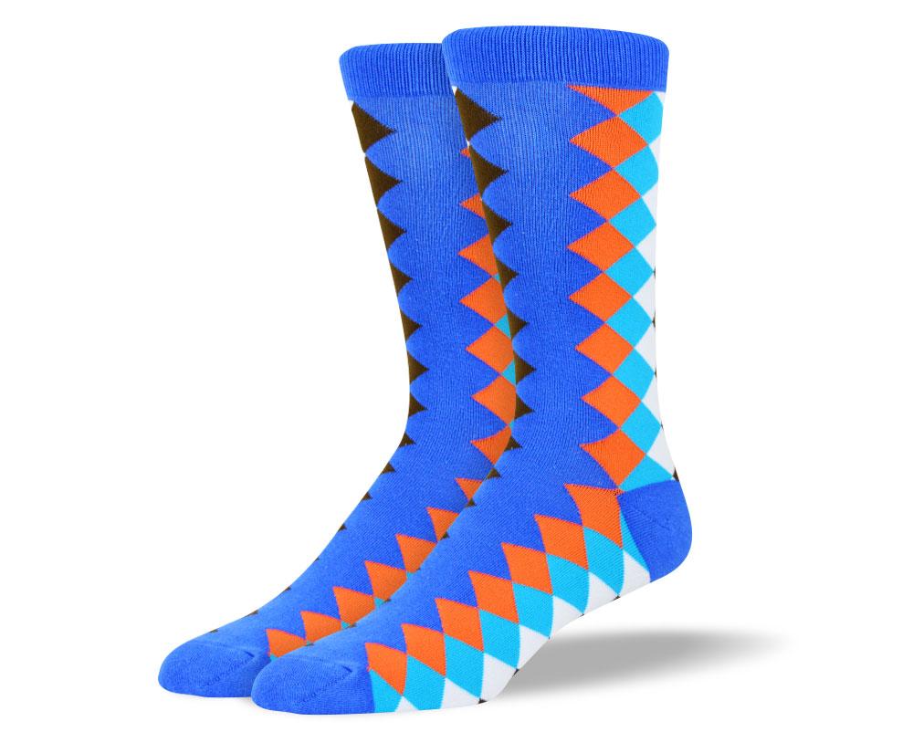 Men's Funny Blue Sock Bundle