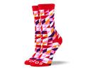 Women's Awesome Red Triangle Socks