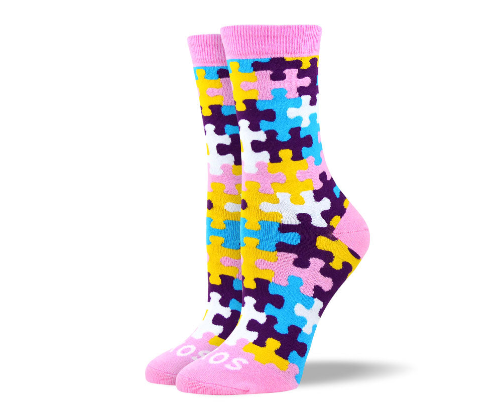 Men's & Women's Puzzle Sock Bundle - 4 Pair