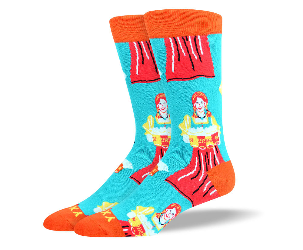 Men's Unique Food Sock Bundle - 4 Pair