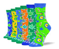 Women's Awesome Weed Sock Bundle - 6 Pair
