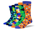 Men's Funky Colorful Socks Bundle