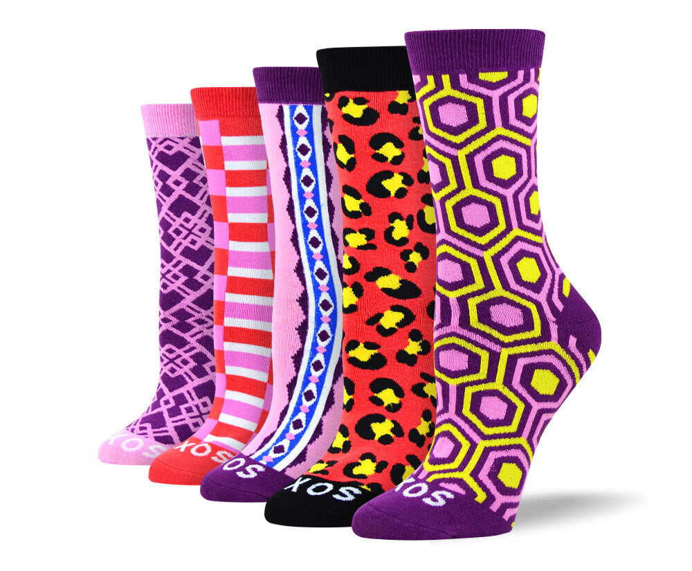 Women's Crazy Colorful Sock Bundle