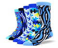Men's Crazy Blue Sock Bundle