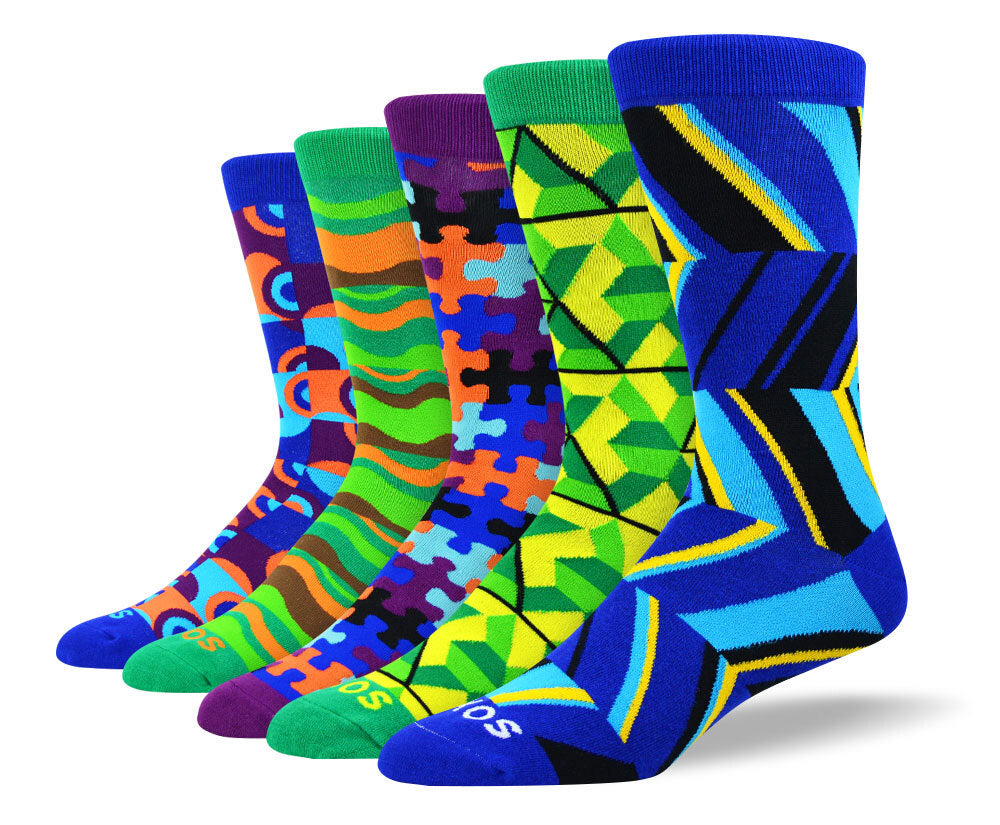 Men's Crazy Art Sock Bundle
