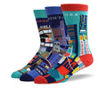 Men's Crazy City Sock Bundle - 3 Pair