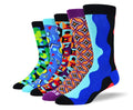 Men's Unique Pattern Socks Bundle