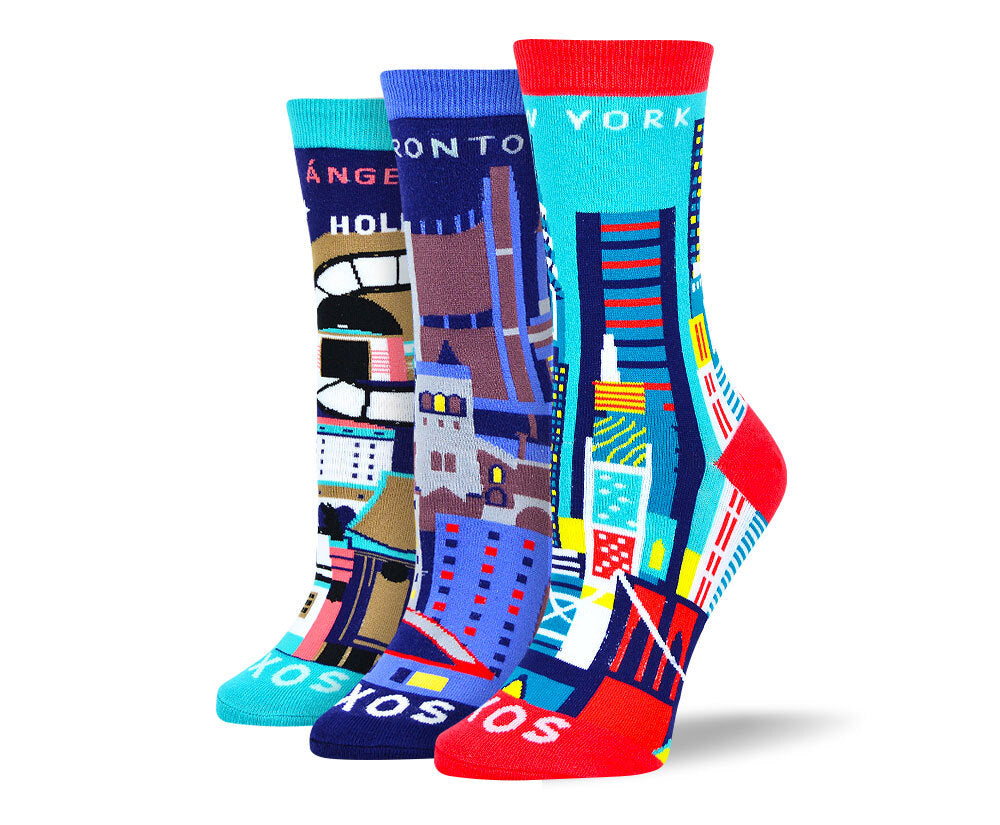 Women's Fun City Sock Bundle