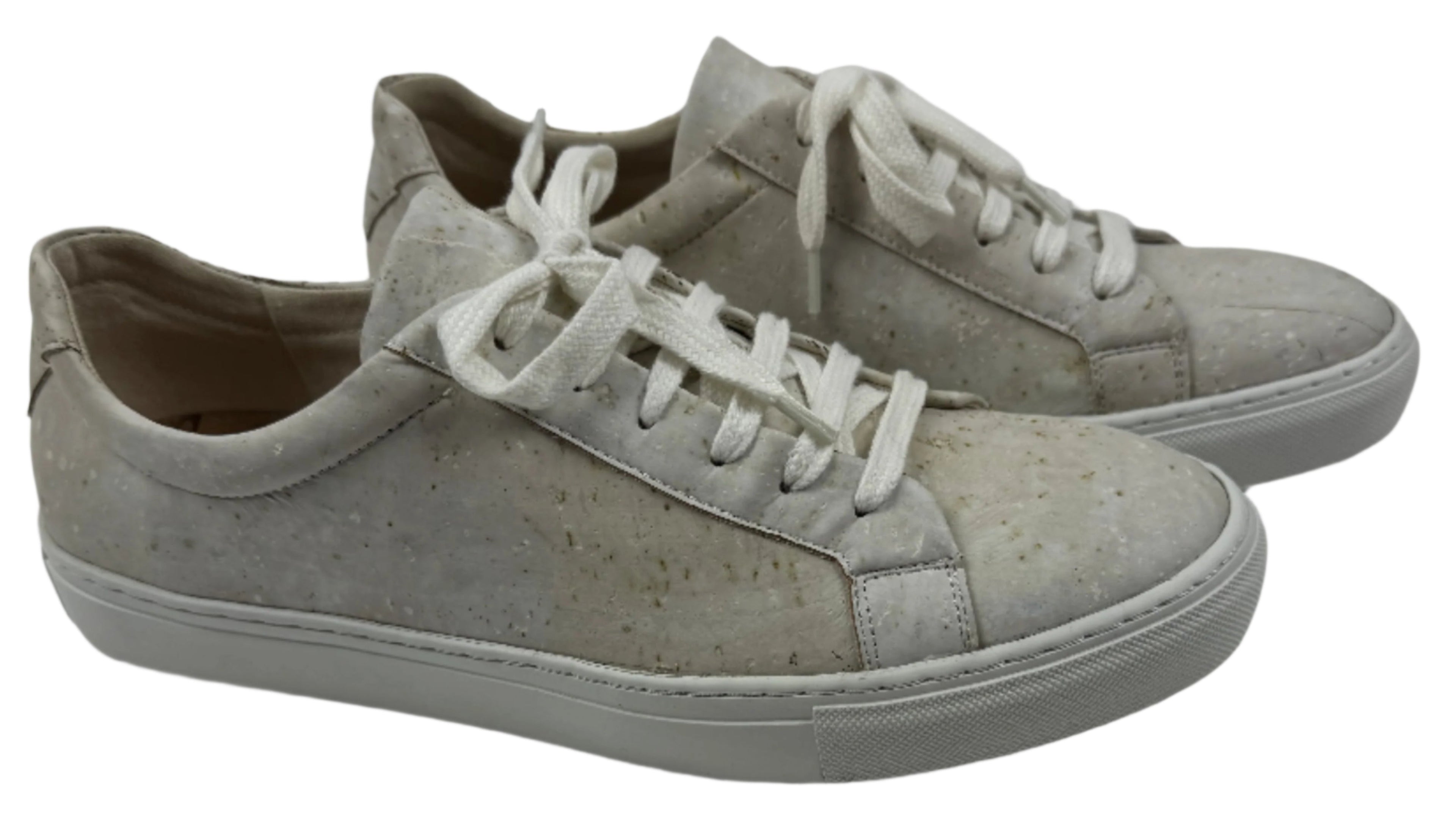Mens White Cork Sneakers