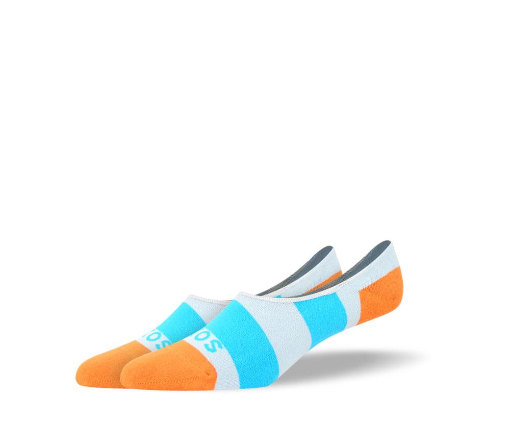 Men's Fun No Show Socks Bundle - 6 Pair