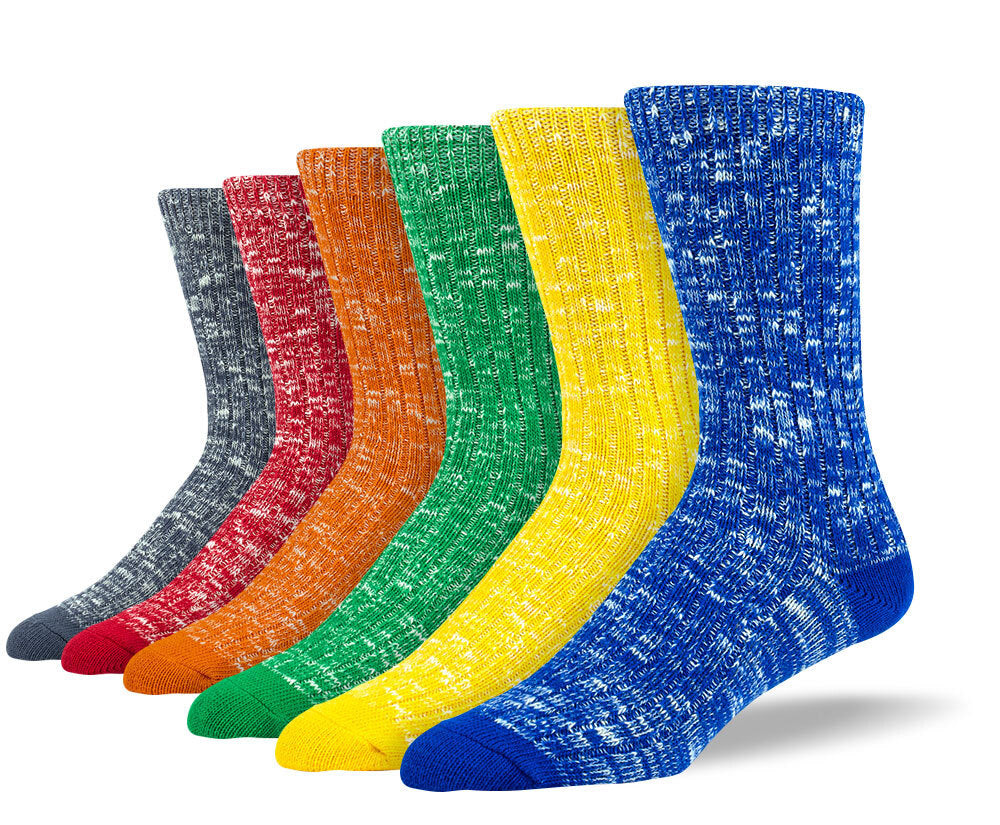 Men's Fun Casual Sock Bundle - 6 Pair